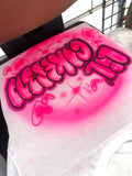 Custom Airbrush 90's Bubble Name Design 028