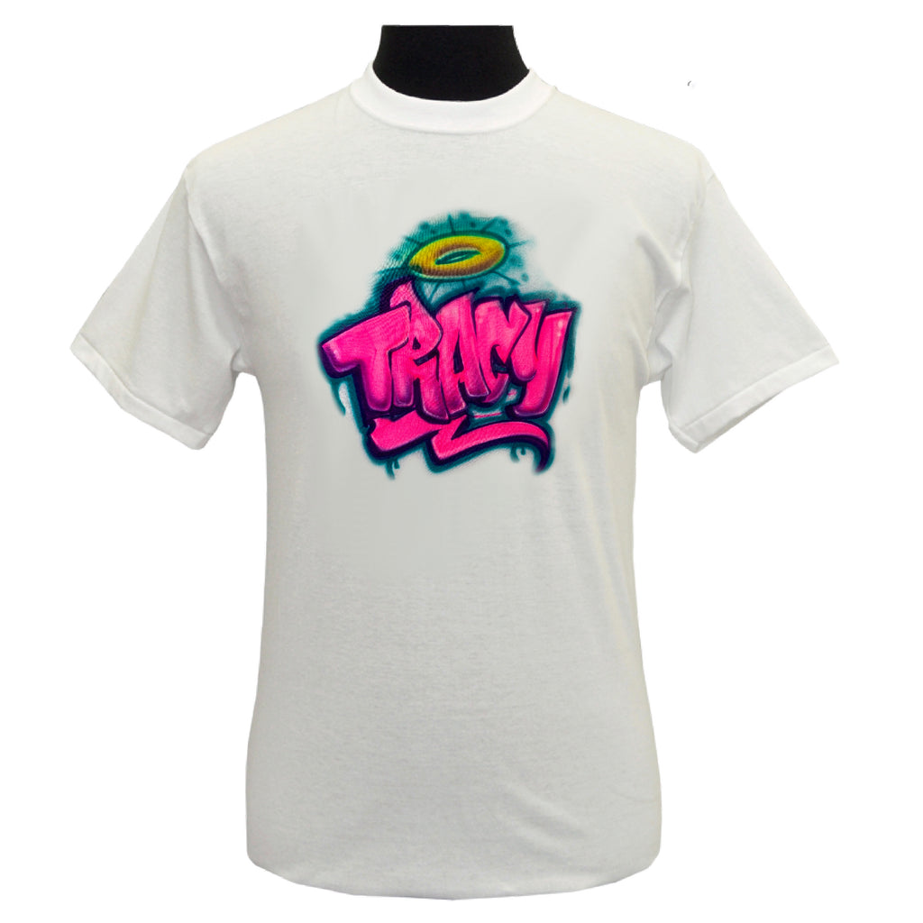 LV Airbrush Graffiti Name Print Shirt Design